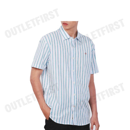 JOHN HENRY รุ่น MEN'S SHORT SLEEVES SLIM FIT SHIRTS (WHITE) CODE: JH S424MSSSM53 เสื้อเชิ้ตแขนสั้น เสื้อเชิ้ตผู้ชาย