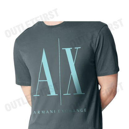 ARMANI EXCHANGE รุ่น ICON LOGO PRINT REGULAR FIT T-SHIRT CODE: 8NZTPA ZJH4Z 1888 เสื้อยืดคอกลม เสื้อยืดแขนสั้น