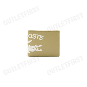LACOSTE รุ่น  MEN'S CONTRAST BRANDED BILLFOLD CODE: NH4011FW K86 กระเป๋าสตางค์ กระเป๋าใบสั้น กระเป๋า