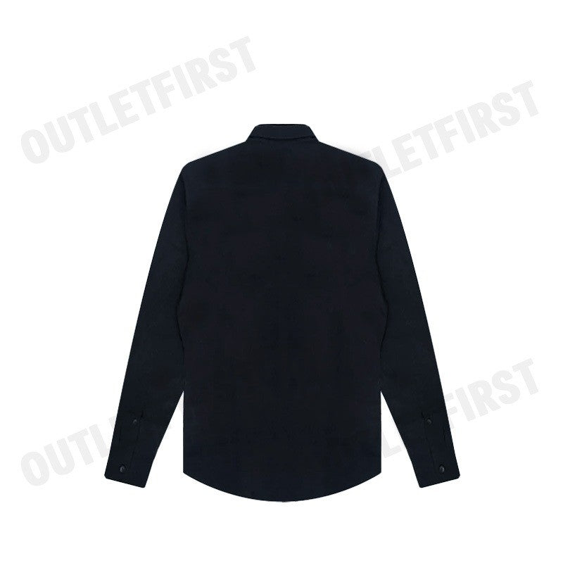 GUY LAROCHE รุ่น  NAVY SHORT SLEEVE SHIRT CODE: DAC6202W2NV เสื้อเชิ้ตแขนยาวชาย เสื้อผู้ชาย เสื้อแขนยาวคอปก
