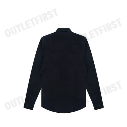 GUY LAROCHE รุ่น  NAVY SHORT SLEEVE SHIRT CODE: DAC6202W2NV เสื้อเชิ้ตแขนยาวชาย เสื้อผู้ชาย เสื้อแขนยาวคอปก