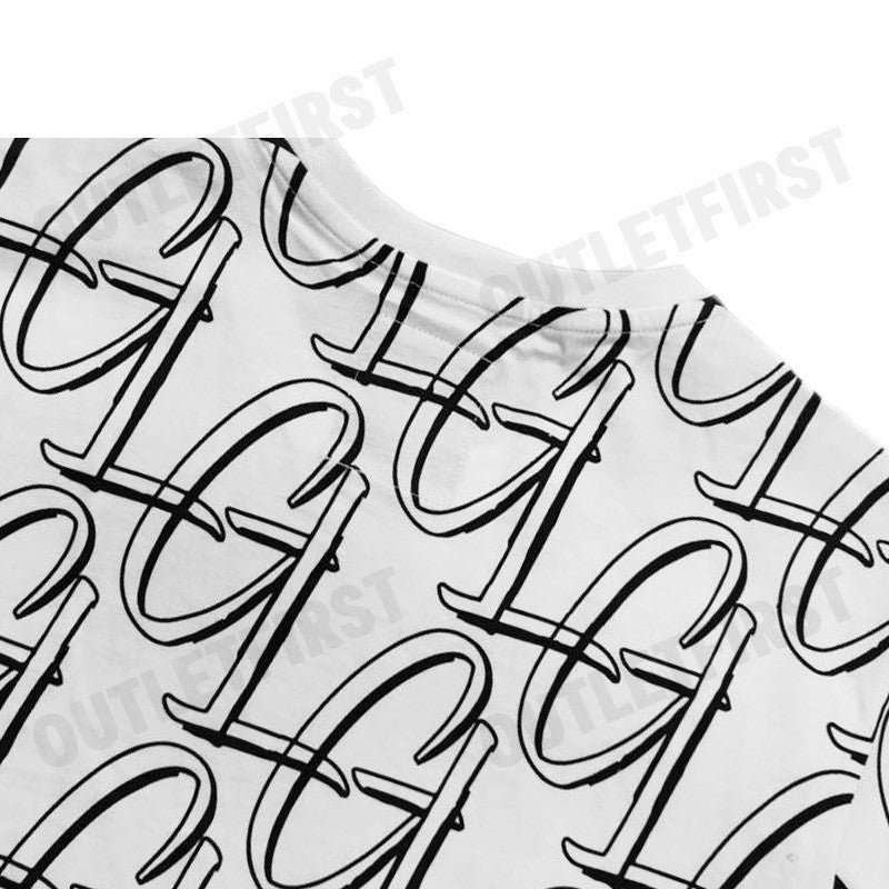 GUY LAROCHE รุ่น  SHORT SLEEVE SLIMFIT PRINTED T-SHIRT CODE: DKT5200S3WH เสื้อยืดคอกลมชาย เสื้อผู้ชาย เสื้อยืดแฟชั่น