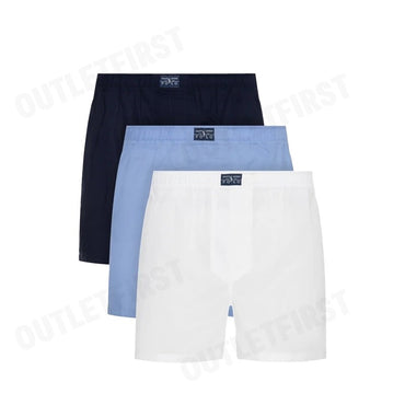 POLO RALPH LAUREN รุ่น  CLASSIC COTTON BOXER 3-PACK CODE: 714610864025 กางเกงชั้นในผู้ชาย กางเกงบ๊อกเซอร์ กางเกงชั้นใน