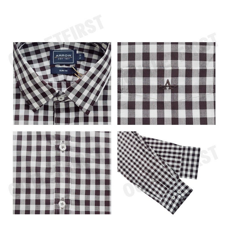 ARROW รุ่น BAMBOO SHIRT CODE: MACS238S2CSBR เสื้อเชิ้ตแขนยาว เสื้อผู้ขาย เสื้อเชิ้ต