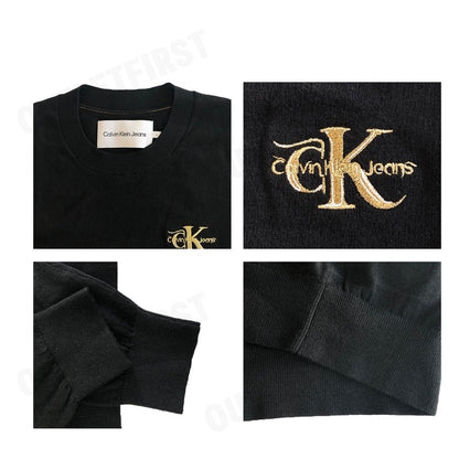 CALVIN KLEIN JEANS รุ่น YEAR OF THE DRAGON MONOGRAM SWEATSHIRT CODE J325297 BEH เสื้อสเวตเตอร์แขนยาว เสื้อสเวตเตอร์
