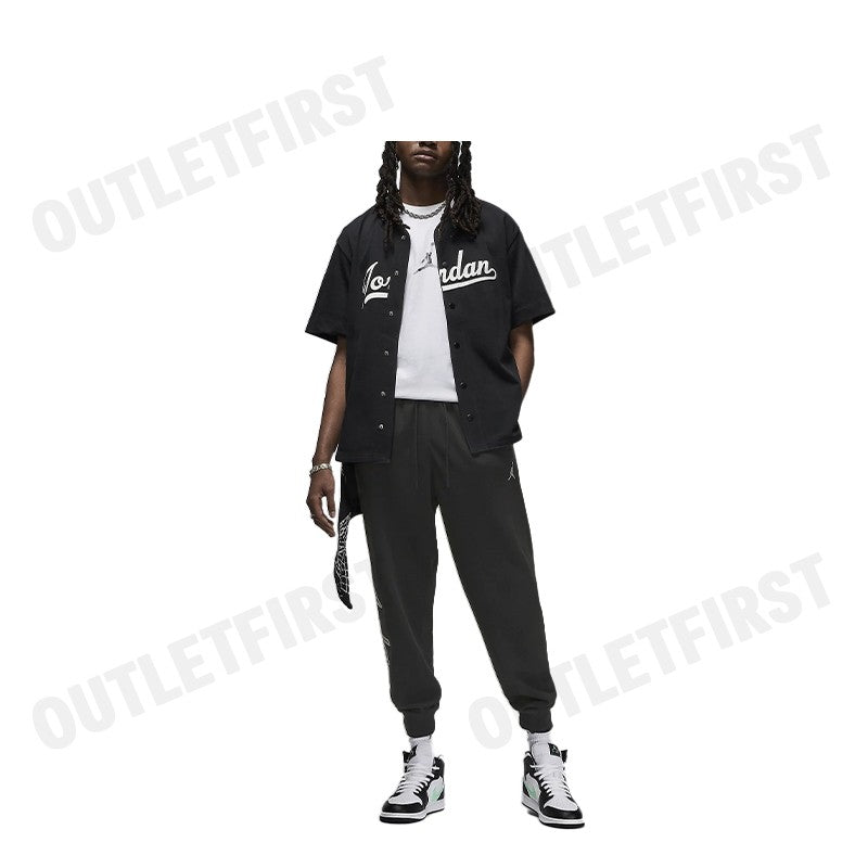 NIKE รุ่น JORDAN FLIGHT MVP MEN'S LIGHTWEIGHT FLEECE TROUSERS CODE: FN4669 010 กางเกงลำลองขายาว กางเกงขายาวผู้ชาย กางเกง