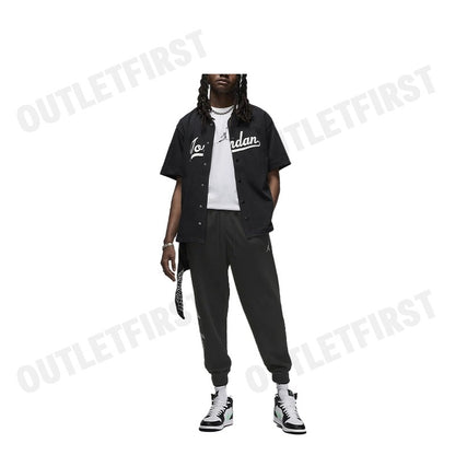 NIKE รุ่น JORDAN FLIGHT MVP MEN'S LIGHTWEIGHT FLEECE TROUSERS CODE: FN4669 010 กางเกงลำลองขายาว กางเกงขายาวผู้ชาย กางเกง