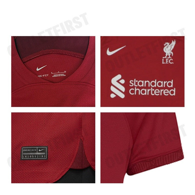 NIKE รุ่น LIVERPOOL FC 2022/23 STADIUM HOME CODE: DM1843 609 เสื้อยืดคอกลม เสื้อยืดผู้ชาย เสื้อกีฬา