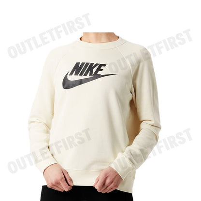NIKE รุ่น CLUB FLEECE WOMEN'S LOGO CREW-NECK SWEATSHIRT CODE: BV4113 113 เสื้อสเวตเตอร์แขนยาว เสื้อแขนยาวผู้หญิง