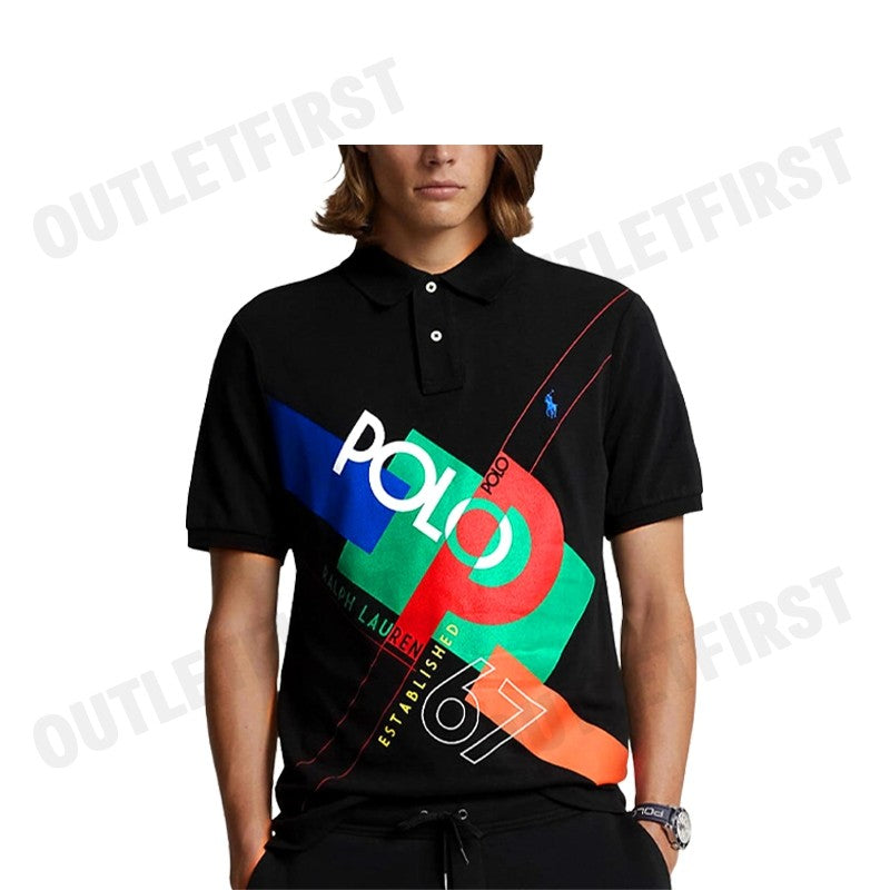 POLO RALPH LAUREN รุ่น CLASSIC FIT LOGO MESH POLO SHIRT CODE: 710927057001 เสื้อโปโล เสื้อโปโลผู้ชาย เสื้อโปโลแขนสั้น