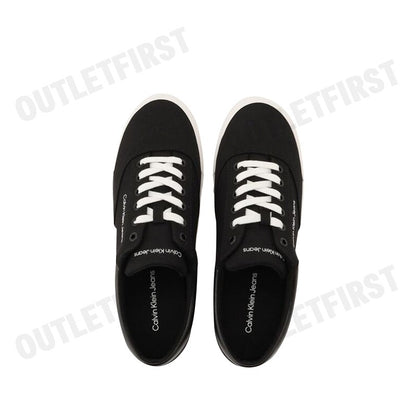 CALVIN KLEIN JEANS รุ่น MEN'S SKATER VULC LOW IN LACE CODE: YM00903 0GM รองเท้าผ้าใบ รองเท้าผ้าใบผู้ชาย รองเท้า
