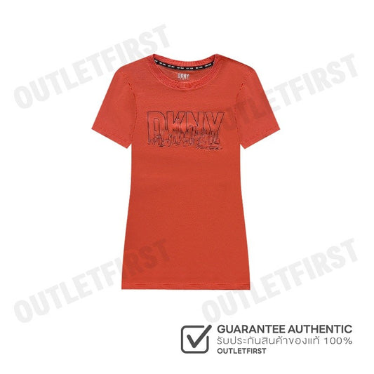 DKNY SPORT รุ่น CREW NECK T-SHIRT CODE: DP3T9559 HCL เสื้อยืดคอกลม เสื้อยืดแขนสั้น เสื้อยืดคอกลมผู้หญิง
