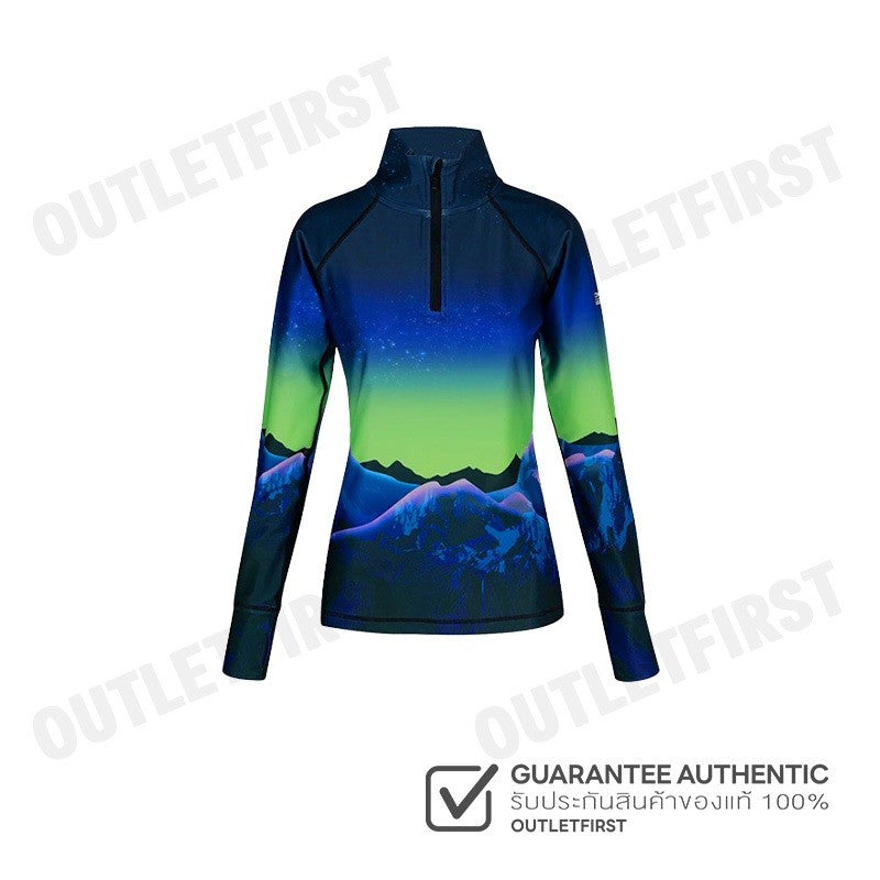 DKNY TECH รุ่น COLD GEAR QUARTER ZIP TOP CODE: DPXT9125 EJU เสื้อสเวตเตอร์แขนยาว เสื้อสเวตเตอร์ผู้หญิง