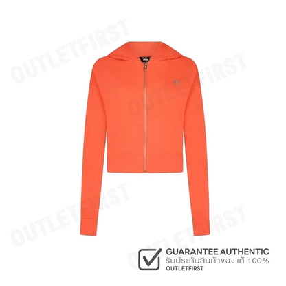 DKNY SPORT รุ่น METALLIC BUBBLE LOGO FULL ZIP HOODIE CODE: DP3J9279 HCL เสื้อแขนยาว เสื้อฮู้ด เสื้อครอปแขนยาว
