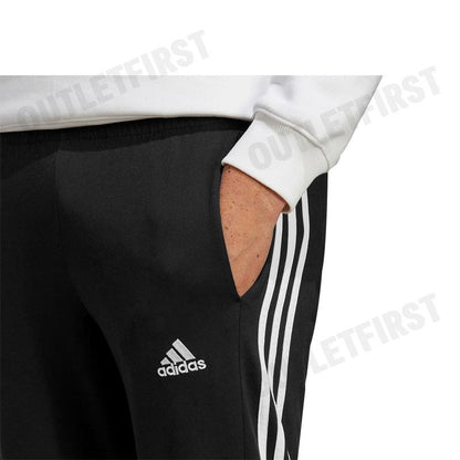 ADIDAS รุ่น ESSENTIALS SINGLE JERSEY TAPERED OPEN HEM 3-STRIPES PANTS CODE: IC0044 กางเกงขายาว กางเกงผู้ชาย กางเกง