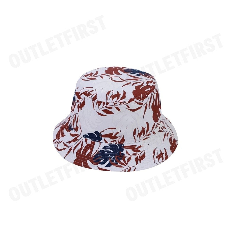 JOHN HENRY รุ่น PALM GRAPHIC BUCKET HAT (OFF WHITE) CODE: JH S424MHAAC67 หมวกบัคเก็ต หมวกมีปีก หมวกมีลาย