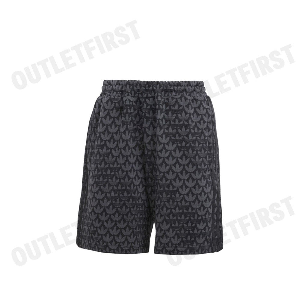 ADIDAS รุ่น TREFOIL MONOGRAM SHORTS CODE: II3189 กางเกงขาสั้น กางเกงขาสั้นผู้หญิง กางเกงสีดำ