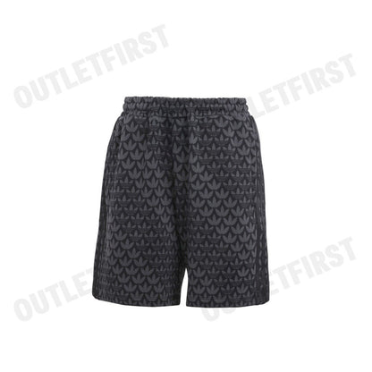 ADIDAS รุ่น TREFOIL MONOGRAM SHORTS CODE: II3189 กางเกงขาสั้น กางเกงขาสั้นผู้หญิง กางเกงสีดำ