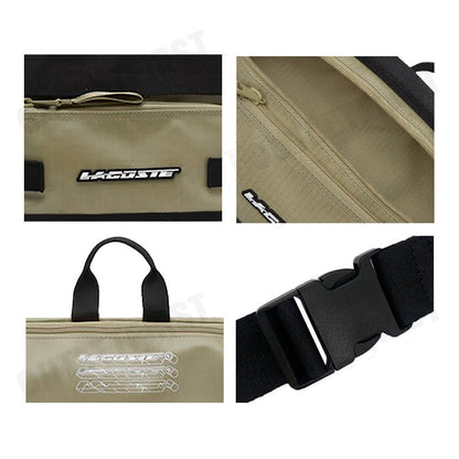 LACOSTE รุ่น  MEN'S LOGO PRINT BELT BAG CODE: NH4147SB M21 กระเป๋าคาดเอว กระเป๋าคาดอก กระเป๋าผู้ชาย