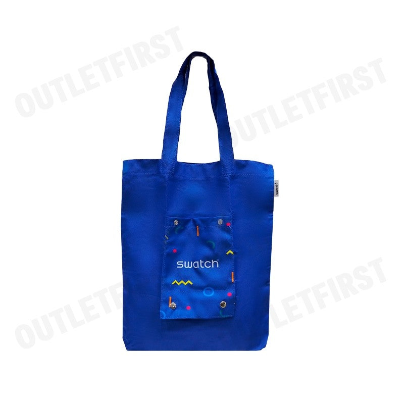SWATCH รุ่น  SWATCH FOLDABLE TOTE BAG CODE: SWS5LT19TB กระเป๋าช้อปปิ้ง กระเป๋าสะพายข้าง กระเป๋าแฟชั่น