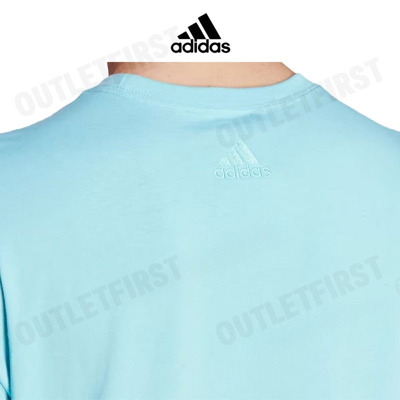 ADIDAS รุ่น ESSENTIALS SINGLE JERSEY LINEAR EMBROIDERED LOGO TEE CODE: IJ8659 เสื้อยืดคอกลม เสื้อผู้ชาย เสื้อกีฬา