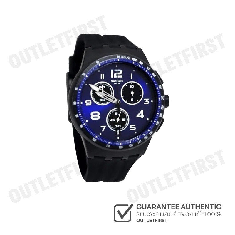 SWATCH รุ่น  NITESPEED CHRONOGRAPH CODE: SUSB402 นาฬิกาข้อมือ นาฬิกาผู้ชาย นาฬิกาแฟชั่น