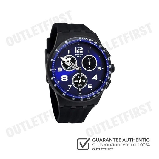 SWATCH รุ่น  NITESPEED CHRONOGRAPH CODE: SUSB402 นาฬิกาข้อมือ นาฬิกาผู้ชาย นาฬิกาแฟชั่น