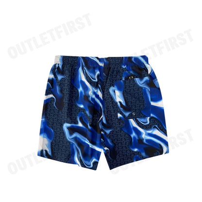 ARMANI EXCHANGE รุ่น  BOXER BEACHWEAR MID BOXER CODE: 953060 3F617 57836 กางเกงขาสั้น กางเกงผู้ชาย กางเกงบ๊อกเซอร์