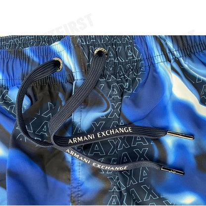 ARMANI EXCHANGE รุ่น  BOXER BEACHWEAR MID BOXER CODE: 953060 3F617 57836 กางเกงขาสั้น กางเกงผู้ชาย กางเกงบ๊อกเซอร์
