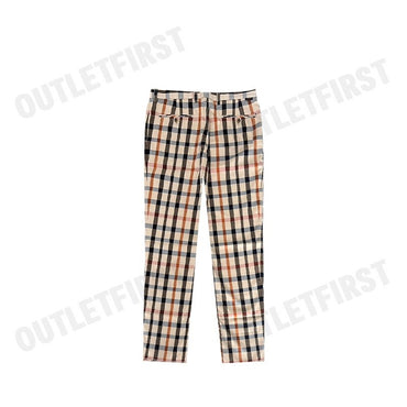 DAKS รุ่น  Women's House Check Cotton Pants Code: GSRR101S9BE3 กางเกงขายาว กางเกงผู้หญิง กางเกงแฟชั่น