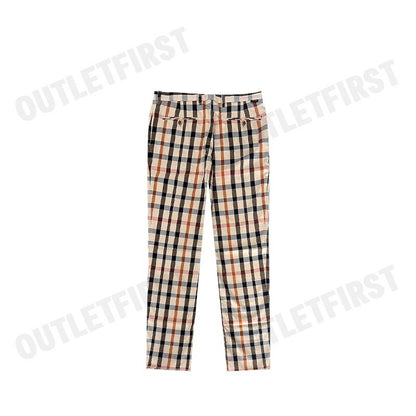 DAKS รุ่น  Women's House Check Cotton Pants Code: GSRR101S9BE3 กางเกงขายาว กางเกงผู้หญิง กางเกงแฟชั่น