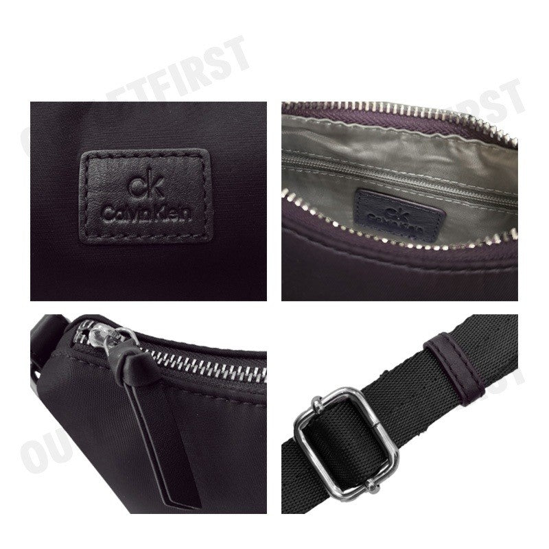 CK CALVIN KLEIN รุ่น  NYLON MEDIUM GONDOLA CROSSBODY (EVOCATIVE) CODE: N02 W1090 กระเป๋าสะพาย  กระเป๋า กระเป๋าผู้หญิง