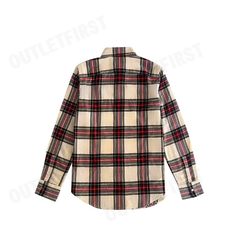 POLO RALPH LAUREN รุ่น  CLASSIC FIT PLAID COTTON SHIRT CODE: 211860635005 เสื้อเชิ้ตแขนยาว เสื้อผู้หญิง เสื้อแขนยาว