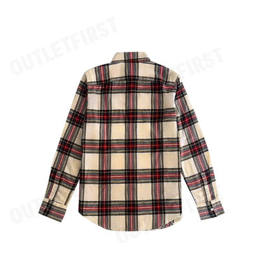 POLO RALPH LAUREN รุ่น  CLASSIC FIT PLAID COTTON SHIRT CODE: 211860635005 เสื้อเชิ้ตแขนยาว เสื้อผู้หญิง เสื้อแขนยาว