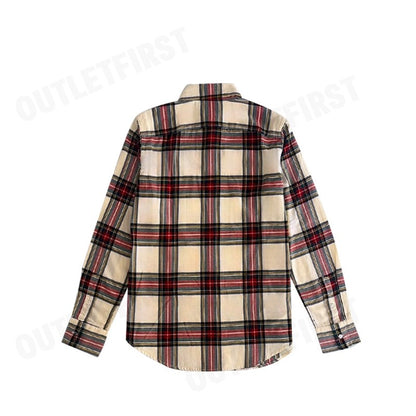 POLO RALPH LAUREN รุ่น  CLASSIC FIT PLAID COTTON SHIRT CODE: 211860635005 เสื้อเชิ้ตแขนยาว เสื้อผู้หญิง เสื้อแขนยาว