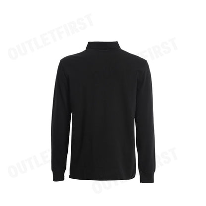 POLO RALPH LAUREN รุ่น  CUSTOM SLIM FIT TRIPLE-PONY POLO SHIRT CODE: 710921624001 เสื้อโปโลแขนยาว เสื้อผู้ชาย เสื้อโปโล