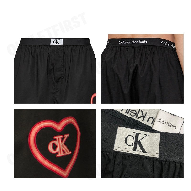 CALVIN KLEIN รุ่น UNDERWEAR TRAD BOXER SHORTS CODE NB3716 UBI กางเกงขาสั้น กางเกงบ็อกเซอร์ กางเกงขาสั้นผู้ชาย