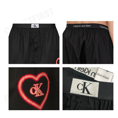 CALVIN KLEIN รุ่น UNDERWEAR TRAD BOXER SHORTS CODE NB3716 UBI กางเกงขาสั้น กางเกงบ็อกเซอร์ กางเกงขาสั้นผู้ชาย