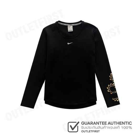 NIKE รุ่น THERMA-FIT ONE WOMEN'S GRAPHIC LONG-SLEEVE TOP CODE: DQ6179 010 เสื้อแขนยาว เสื้อแขนยาวผู้หญิง เสื้อกีฬา