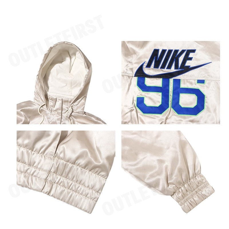 NIKE รุ่น WOMEN'S CIRCA 96 JACKET CODE: DV8083 104 เสื้อโค้ทแจ็คเก็ต เสื้อโค้ท เสื้อแขนยาวมีฮู้ด