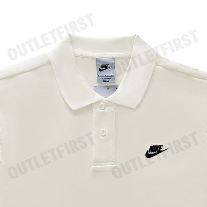 NIKE รุ่น MEN'S LONG-SLEEVE KNIT POLO CODE: FQ3418 133 เสื้อโปโลแขนยาว เสื้อโปโล เสื้อโปโลคอปก