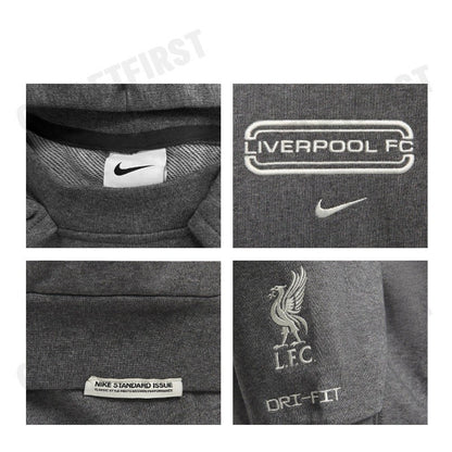 NIKE รุ่น LIVEPOOL FC STANDARD HOODIE CODE: DV4932 071 เสื้อสเวตเตอร์แขนยาว เสื้อเวตเตอร์ผู้ชาย เสื้อแขนยาว