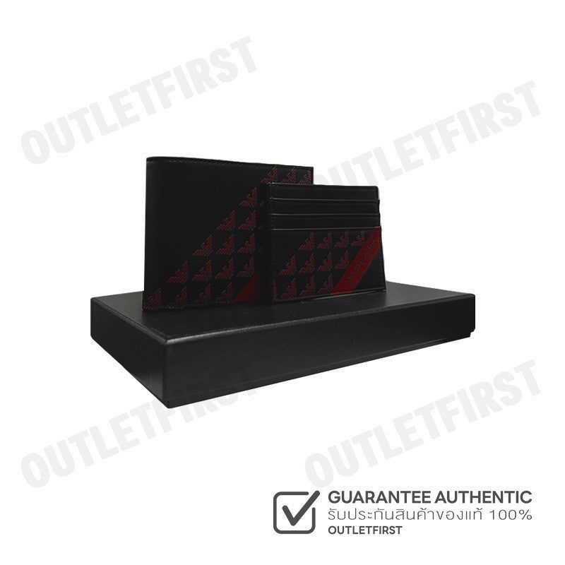 EMPORIO ARMANI รุ่น WALLET CARD HOLDER SET CODE: Y4R378 YQ12V 88058 เซ็ทกระเป๋าสตางค์ กระเป๋าใส่บัตร กระเป๋าสตางค์