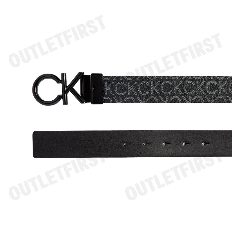 CALVIN KLEIN รุ่น RECYCLED REVERSIBLE LOGO BELT CODE: ZM02642 01R เข็มขัด เข็มขัดหนัง เข็มขัดผู้ชาย