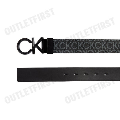 CALVIN KLEIN รุ่น RECYCLED REVERSIBLE LOGO BELT CODE: ZM02642 01R เข็มขัด เข็มขัดหนัง เข็มขัดผู้ชาย