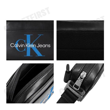 CALVIN KLEIN JEANS รุ่น MONOGRAM SOFT CAMERA BAG CODE: ZM02702 BDS กระเป๋าสะพายข้าง กระเป๋าสะพายผู้ชาย กระเป๋าแฟชั่น