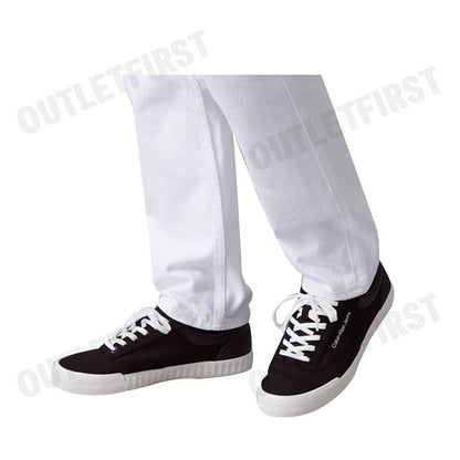 CALVIN KLEIN JEANS รุ่น MEN'S SKATER VULC LOW IN LACE CODE: YM00903 0GM รองเท้าผ้าใบ รองเท้าผ้าใบผู้ชาย รองเท้า