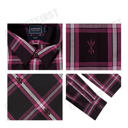 ARROW รุ่น BAMBOO SHIRT CODE: MACS105S2BSBR เสื้อเชิ้ตแขนยาว เสื้อเชิ้ตผู้ชาย เสื้อเชิ้ต
