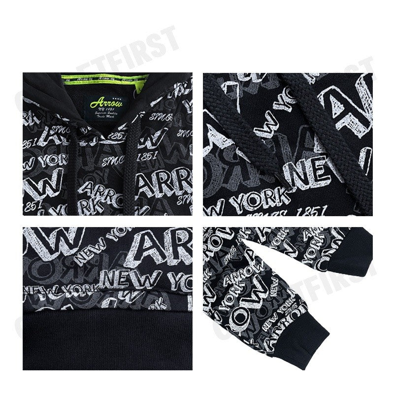 ARROW รุ่น WOMAN'S LOGO PRINT HOODIE CODE: MWCM912W2CSNV เสื้อสเวตเตอร์แขนยาว เสื้อสเวตเตอร์ผู้หญิง เสื้อฮู้ด