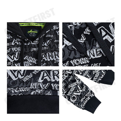 ARROW รุ่น WOMAN'S LOGO PRINT HOODIE CODE: MWCM912W2CSNV เสื้อสเวตเตอร์แขนยาว เสื้อสเวตเตอร์ผู้หญิง เสื้อฮู้ด